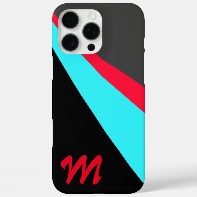 Monogram Black Blue Red Gray Muster title_seo2 (Rückseite)