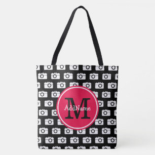 Monogram Black Camera Pattern & Red Individuelle N Tasche