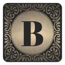 Monogram Black Decorative