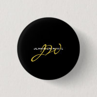 Monogram Black Gold Color Schlicht Moderner Name
