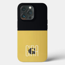 Monogram Black Gold & Girly Hübsch