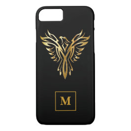 Monogram Black & Gold Phoenix Steigung Case-Mate iPhone Hülle