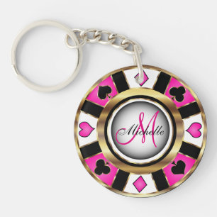 Monogram Black, Hot Pink et Gold Las Vegas Style