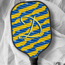 Monogram Blue and Yellow Stripes Ukraine Inspirier