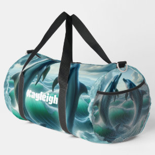 Monogram Blue Aquamarin Delphine Ocean   Duffle Bag