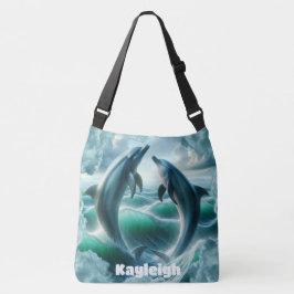 Monogram Blue Aquamarin Delphine Ocean | Tragetaschen Mit Langen Trägern