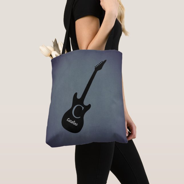 Monogram Blue Gray Electric Guitar Tasche (Von Nahem)