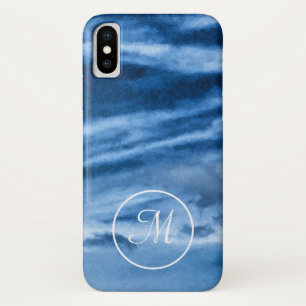 Monogram Blue Sky Case-Mate iPhone Hülle