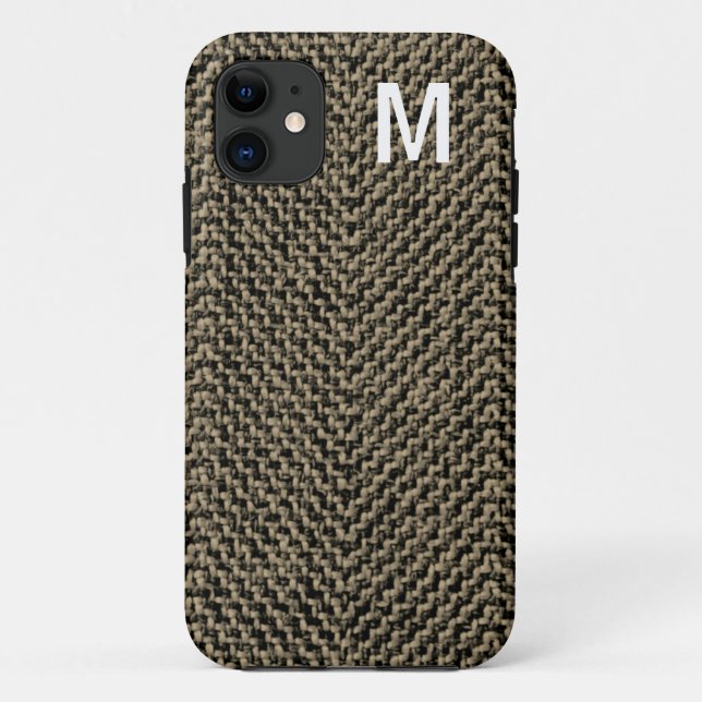 Monogram Brown Tweed iPhone 5 Fall Case-Mate iPhone Hülle (Rückseite)