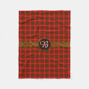 Monogram Bruce Tartan Fleecedecke
