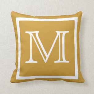 MONOGRAM brun clair coussin solide