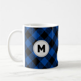 Monogram Buffalo Kariert Lumberjack Elch Kaffeetasse