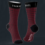 Monogram Buffalo Kariert Trauzeugen Socks Socken<br><div class="desc">Wenn es um das perfekte Geschenk für Trauzeugen geht, ist es schwer, ein cooles, lustiges Paar Socken zu schlagen. Sie werden ihm bestimmt einen Spritzer auf den Weg geben. Es gibt ein paar Orte, an denen ein Typ kreativ sein kann, ohne über Bord zu gehen, aber Socken sind so phantastisch....</div>