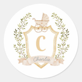 Monogram C | Neutraler Aufkleber