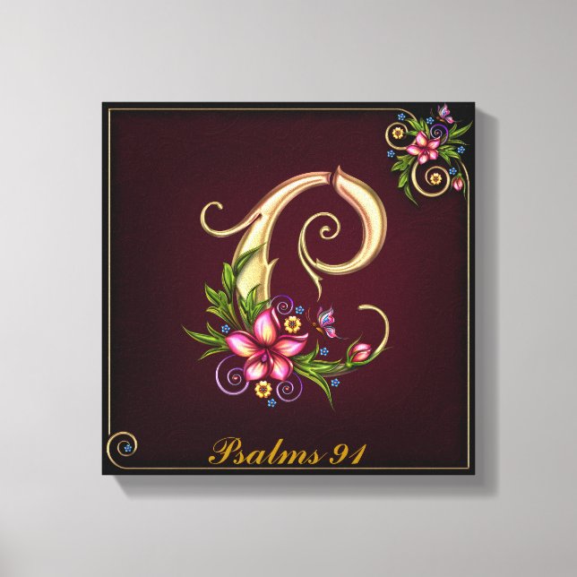 Monogram C Premium Wrapped Canvas (Gloss) Leinwanddruck (Vorderseite)