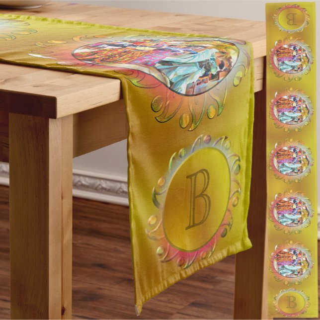 Monogram Ceviche Mexican Festival Dancers 2549 Großer Tischläufer (Von Creator hochgeladen)