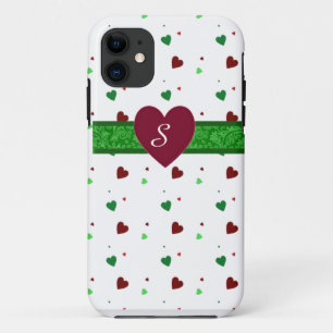 Monogram Christmas iPhone Case