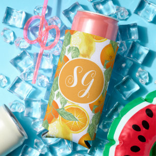 Monogram Citrus Fruit Selters Dosenkühler