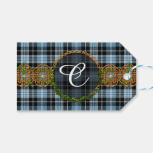 Monogram Clark Tartan Geschenkanhänger