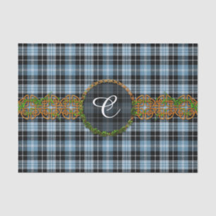 Monogram Clark Tartan Seidenpapier