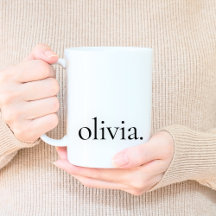 Monogram Classic Elegant Minimal Schwarz und Weiß