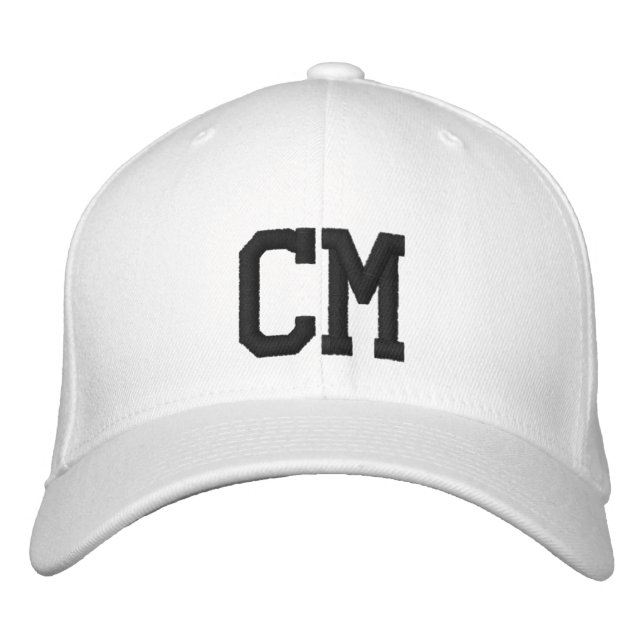 MONOGRAM CM HATS BESTICKTE BASEBALLKAPPE (Vorderseite)