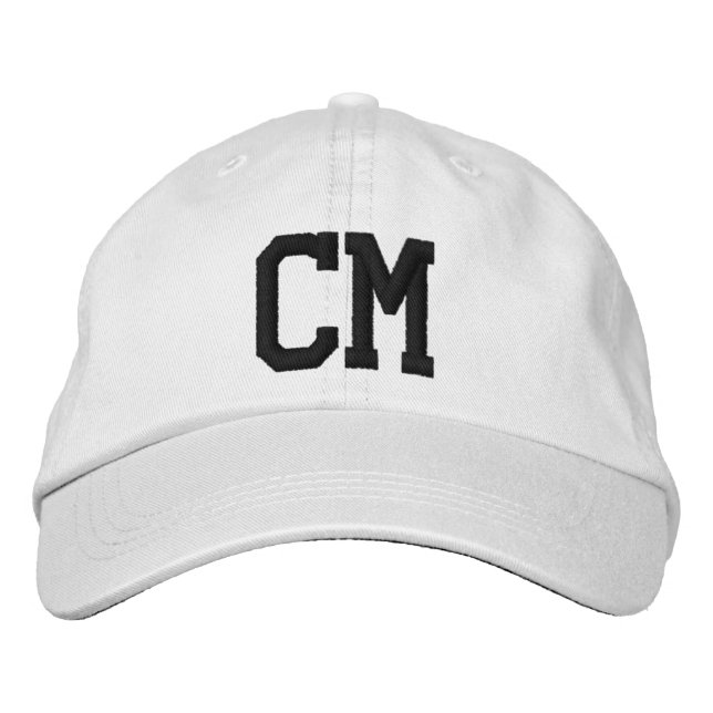 MONOGRAM CM HATS BESTICKTE BASEBALLKAPPE (Vorderseite)