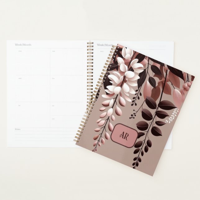 Monogram Cocoa Rose Wisteria Harmonie Planer (Anzeige)