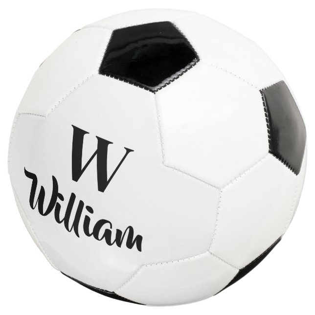 Monogram Custom Name Classic Sports  Fußball (Dreiviertel)