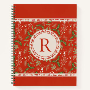 Monogram Custom Spiral Notebook Notizbuch