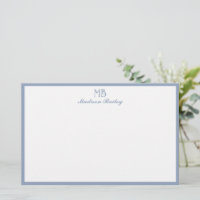 Monogram Decorative Typografie | Dusty Blue