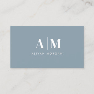 Monogram des Accountant Einfach Minimalistisch Dus Visitenkarte