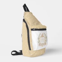 Monogram des Baby Carriage Wappen | Neutrales Baby