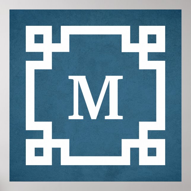 Monogram design poster (Vorne)