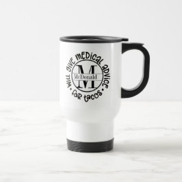 Monogram Doctor Travel Mug Reisebecher