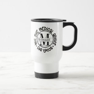 Monogram Doctor Travel Mug Reisebecher