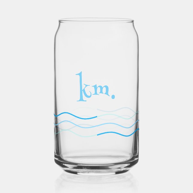 Monogram Dosenglas (Links)