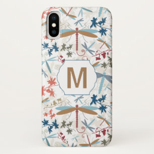 Monogram Dragonfly-Muster Case-Mate iPhone Hülle