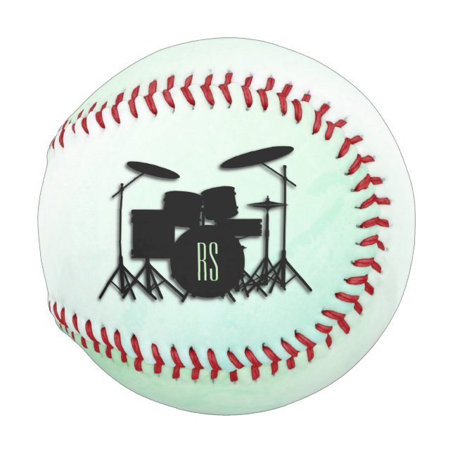Monogram Drum Set Green Baseball (Vorne Rechts)