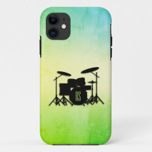 Monogram Drum Set Green Case-Mate iPhone Hülle
