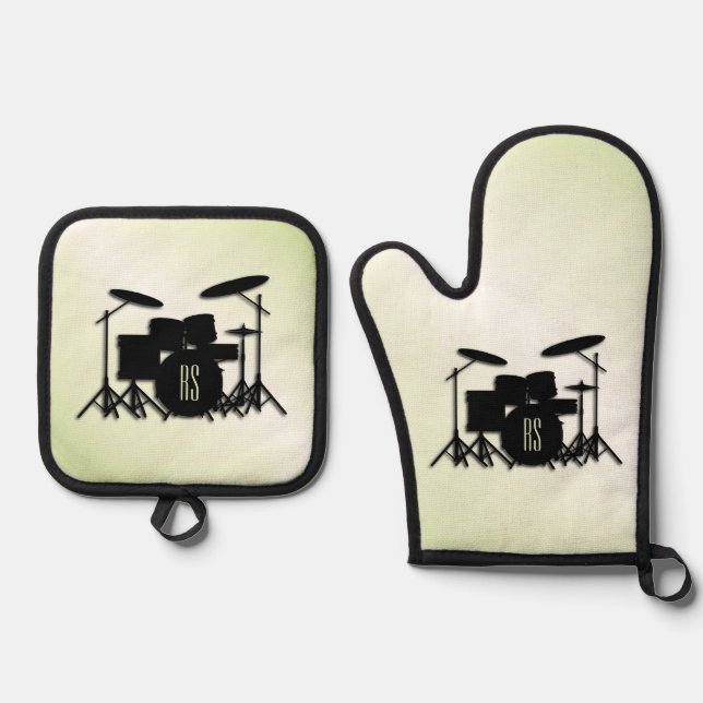 Monogram Drum Set Green Hue (Vorderseite)