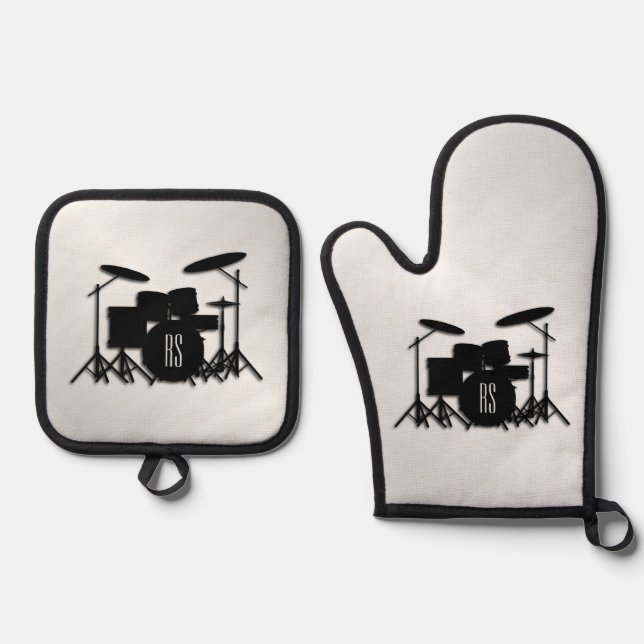 Monogram Drum Set Silver (Vorderseite)