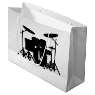 Monogram Drum Set Silver Große Geschenktüte