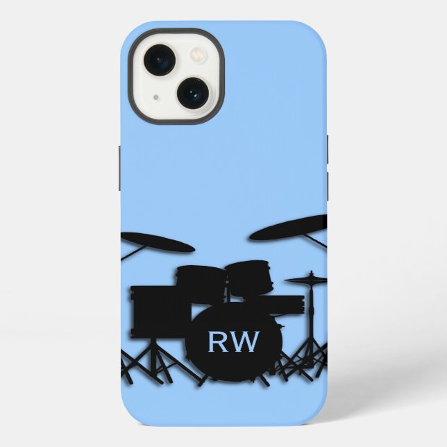 Monogram Drums iPhone Hülle (Rückseite)