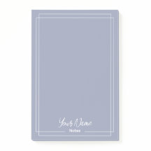 Monogram Dustblau mit weißen Rändern