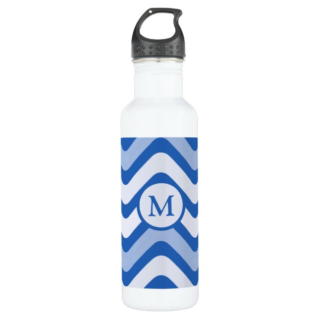 Monogram Edelstahlflasche (Vorderseite)