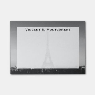 Monogram Eiffel Tower, Paris, Frankreich Post-it Klebezettel