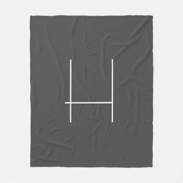 Monogram Eigenname Initial Modern Minimalistisch G Fleecedecke (Vorderseite)