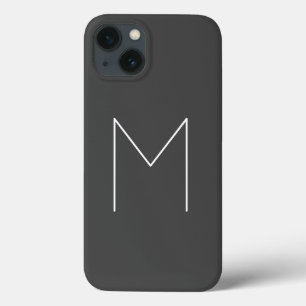 Monogram Eigenname Initial Modern Schlicht Minimal Case-Mate iPhone Hülle