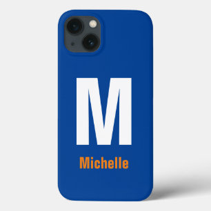 Monogram Eigenname Initial Modern Schlicht Minimal Case-Mate iPhone Hülle